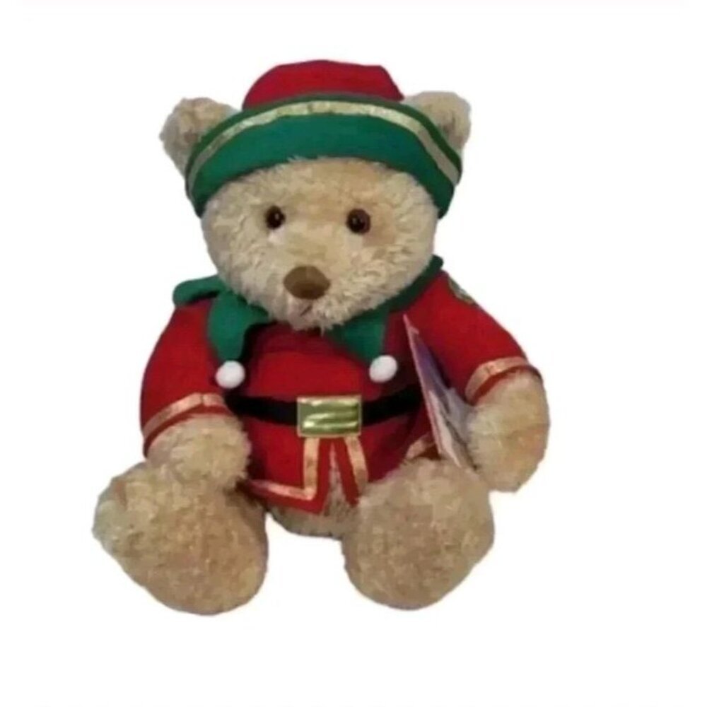 Nwt '98 Frederick Atkins WELLINGTON BEAR CHRISTMAS ELF Stuffed Animal Plush 16"